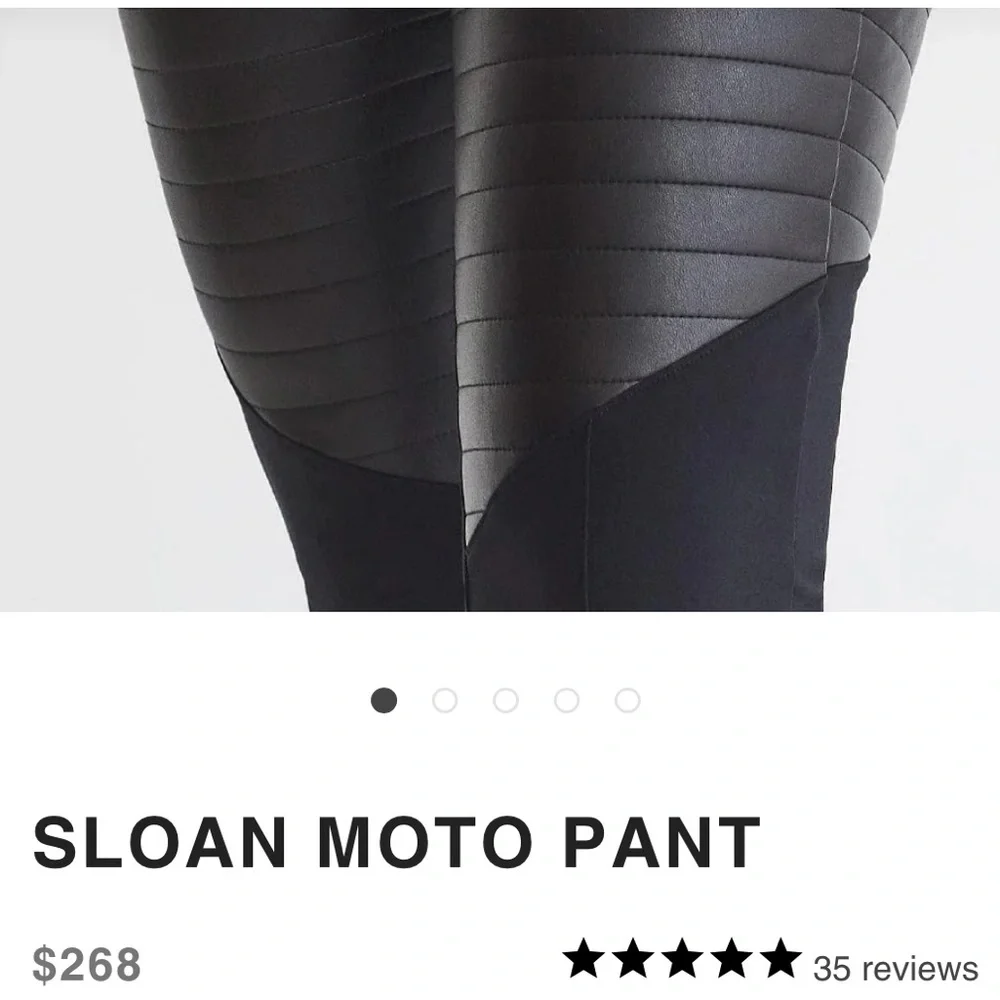 Alp N Rock Sloan High Rise Moto Pant w/ vegan friendly leather patches 🐈‍⬛ SMALL - Picture 10 of 16